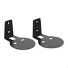 2x Speaker Wall Mount Bracket Space Saving Accessory Practical Easy To Install Metal Premium
