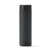 MUJI Vakuumisolierte Isolierflasche, Flacher Typ, 500 ml, Schwarz, 76049203