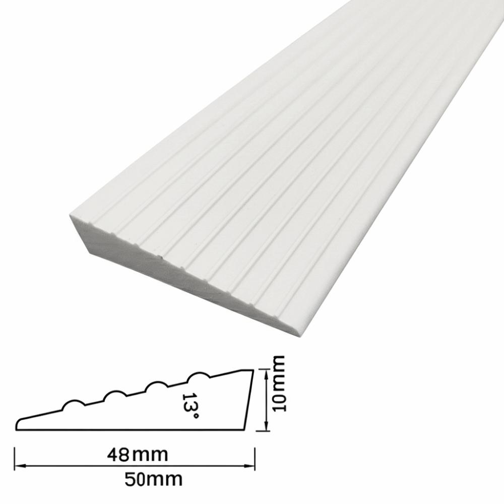 Samolepiaca prechodová lišta na podlahu 60 cm Domáce schody Flexibilné rampy pre invalidné vozíky Drevená/dlažbová podlaha