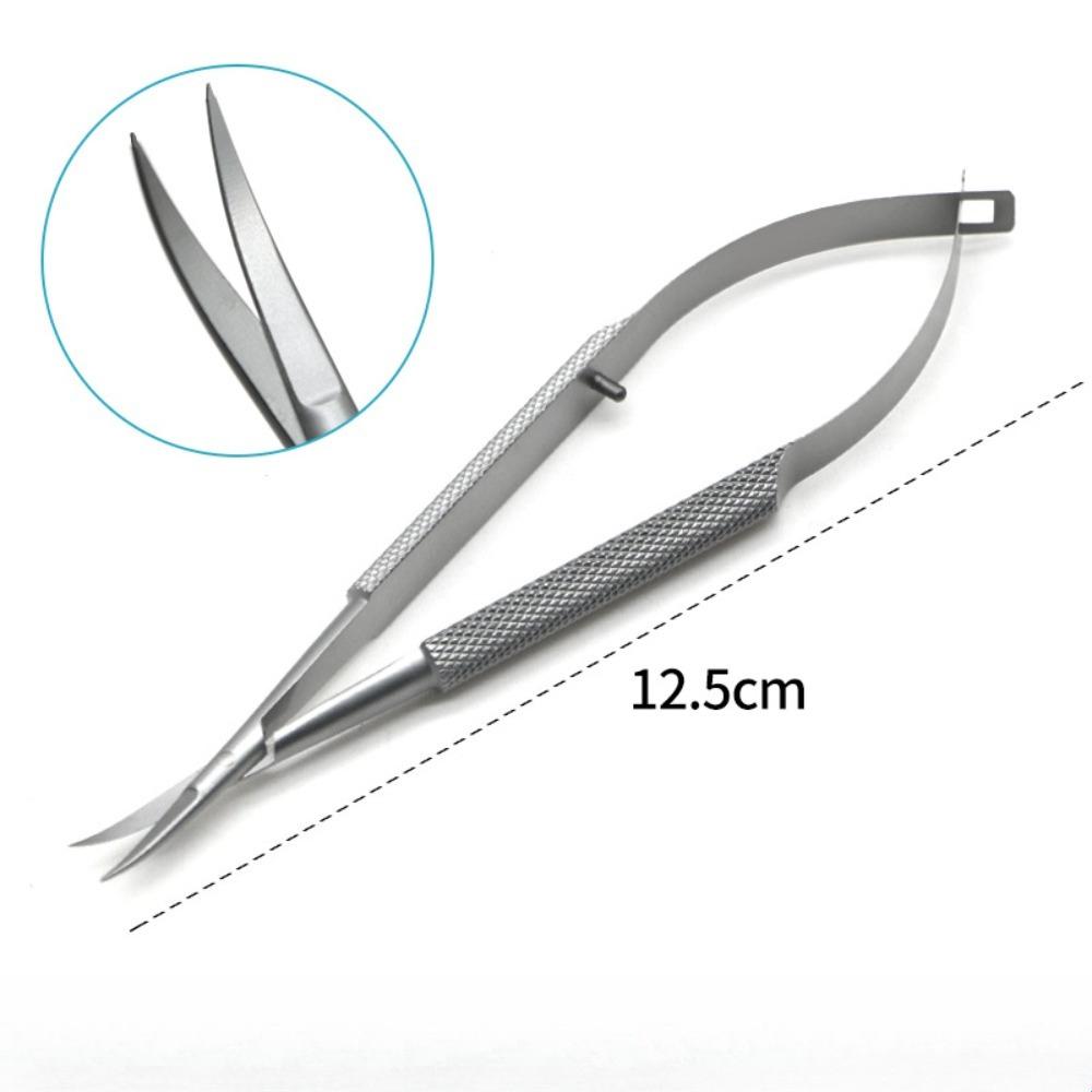 New Round Handle Stainless Steel Cuticle Nipper Pliers Dead Skin Remover Squeeze Straight Manicure Scissors Eyebrow Beauty Tools