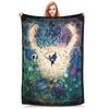 Hollow Knight Mode Digital Bedruckte Decke Warm Weich Plüsch Überwurfdecke Für Studenten Wohnzimmer Flanell Tagesdecke Bettbezug
