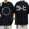 Rels B A New Star World Tour Merch Tshirt Unisexs Women Clothing Hip Hop Tshirts Cotton Casual Harajuku T Shirts Streetwear