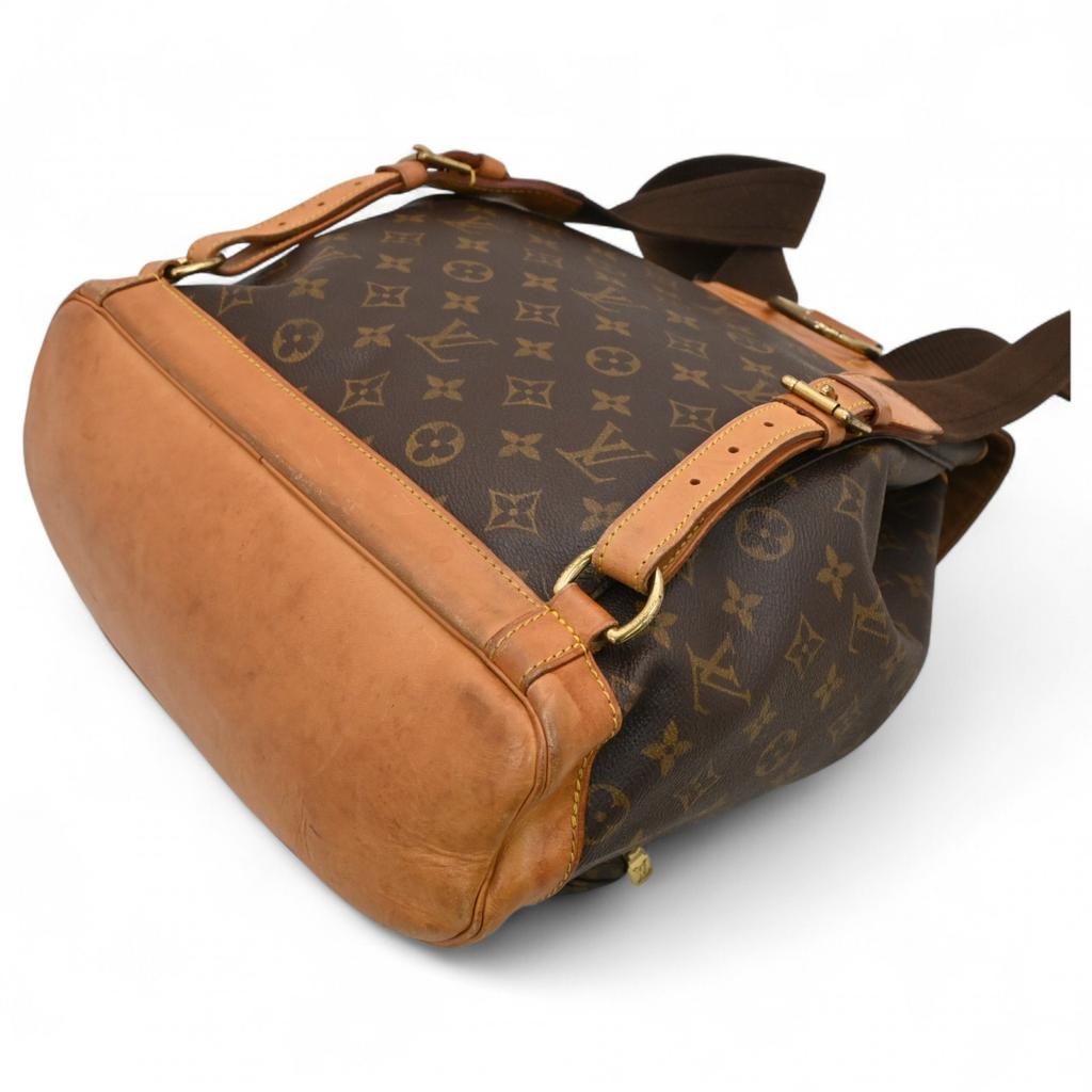 Auth LOUIS VUITTON Monogram Montsouris GM Backpack Vintage Brown Canvas Lv6847kk Used