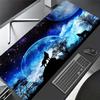 Wolf and Full Moon Pattern Mousepad Desk Pad Large Gaming Mouse Pad Gamer Ofice Mat Mouse Pad Pad Unisex