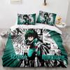 NIEUW My Hero Academia Anime Dekbedovertrek Set met Kussenslopen Polyester Tieners Kinderen Beddengoed Set Volledig Queen King Size Bedlinnen