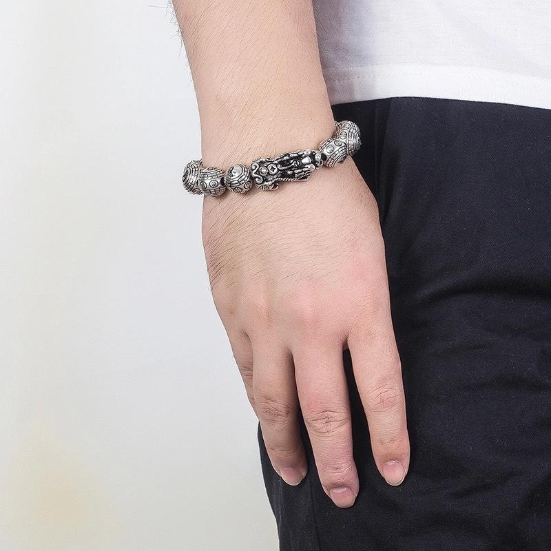 Fortune, Money, Pixiu, Bagua Bracelet, Men's and Women's Prayer Beads, Retro