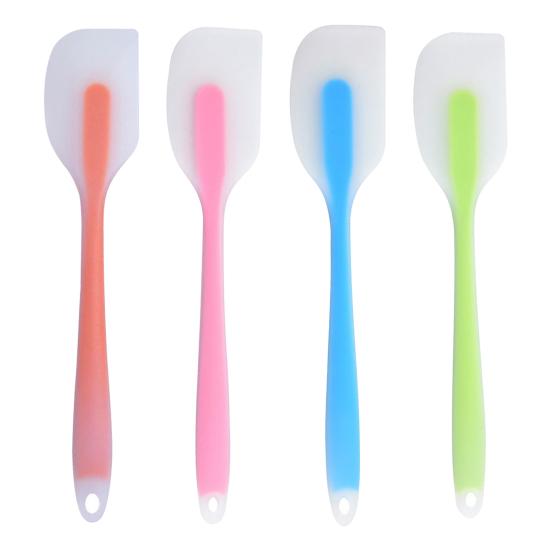 Silicone Spatula Heat-Resistant Non-Stick Baking Tool for Spreading Scraping Mixing Dishwasher Safe Essential Kitchen Utensil for Cakes Jam Candy