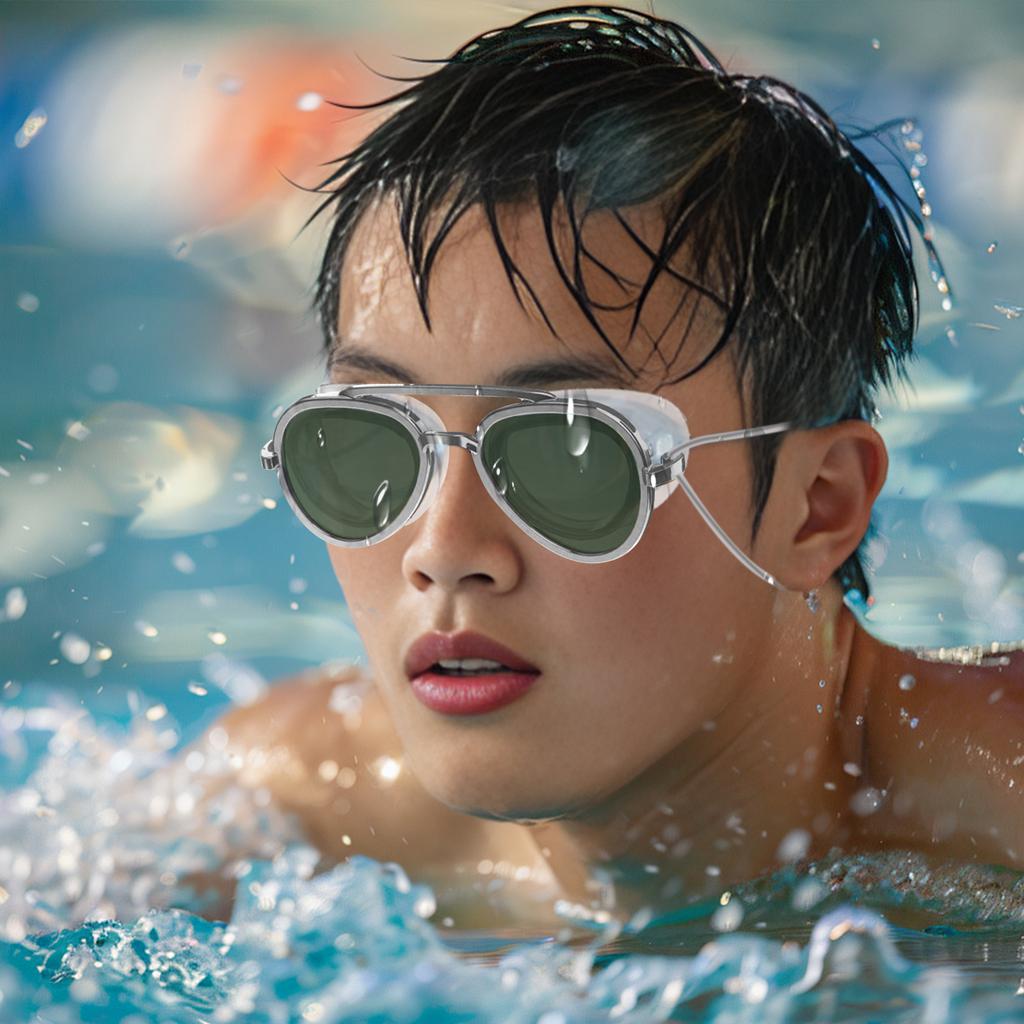 Full-View Anti-Fog Swim Goggles Men Women HD Swimming Goggles Leak Proof Adjustable Silicone Surfing Eyewear for Swimming Pool