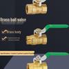Copper Ball Valve, Female To Male, Multiple Thread Sizes, Quick Open Long Handle for Tap Water Pipe.