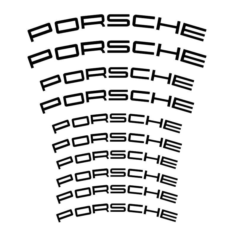 Samolepka na brzdový třmen auta, vodotěsná, odolná vůči vysokým teplotám, dekorace, vinylová samolepka pro Porsche Boxster Cayenne Macan Panamera CVH1