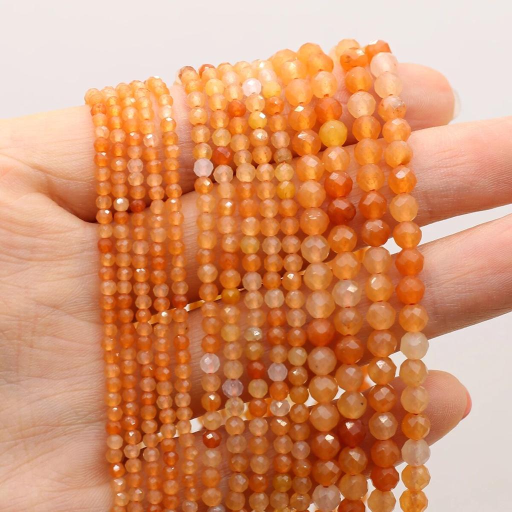 4mm přírodní kámen fasetované drobné korálky ametysty křemenné korálky lapis lazuli pro výrobu šperků DIY příslušenství k náhrdelníkům