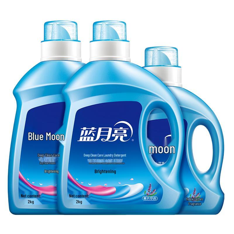 Détergent à Lessive Brightening & Color Blue Moon, Lavande, 3,95 kg