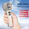 JK107 Handheld Fan: Ultra-long Battery, Powerful Cooling, 100-Speed Ice-feel Breeze
