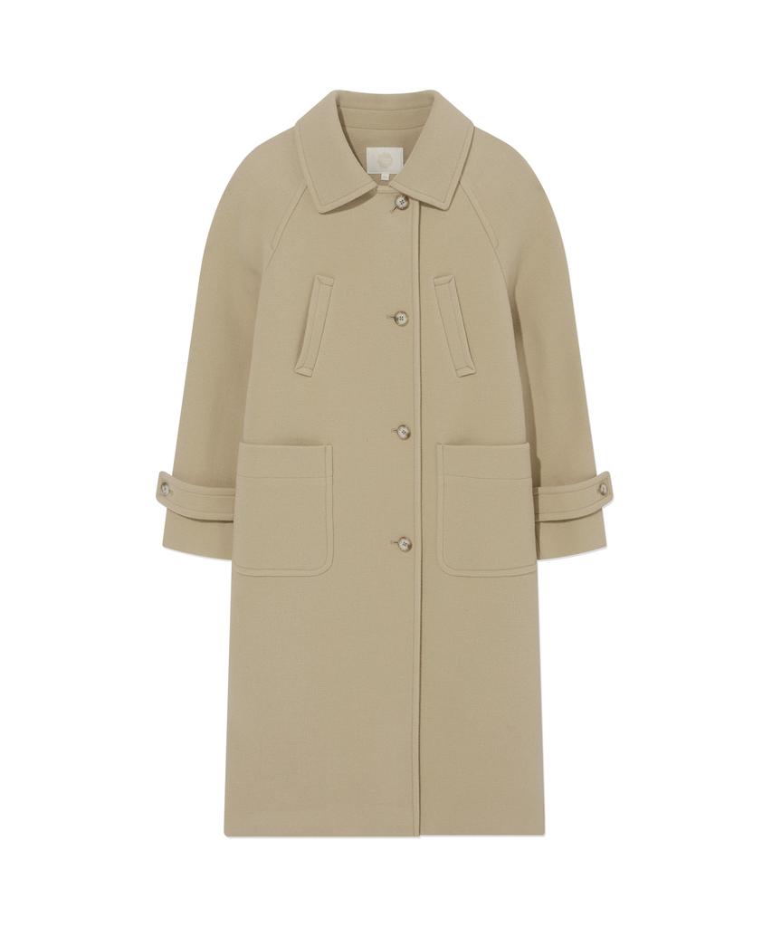 Covernat Woman Wool Single Long Coat (2 Colors)
