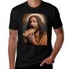 Jesus liebt Hotdogs T-Shirt Herren T-Shirt Baumwolle hochwertige Baumwolle T-Shirt Pack Herren T-Shirts hohe Qualität Luxusmarke T-Shirt