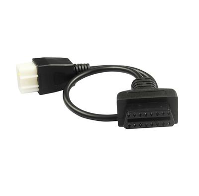Nouveau 1pc 6-16 Broches Moto OBD2 OBD Câble d'Extension Adaptateur de Diagnostic Pour Benelli