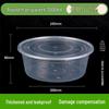 3000ml Round Disposable Takeout Container with High Lid