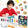 DIY Youth Stone Drawing Toys Graffiti Gypsum Drawing Educational Toys Handicraft Activity Games Dinosaur Decoration Set Pod