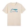 Versatile Fashionable Casual Breathable Short Sleeve T-Shirt Unisex Tops Cloud-Apricot AHSW845-3