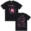 2026 Singer Chiara Oliver La Libreta Rosa Tour Double Sided Graphic T Shirt Men Women Fashion Hip Hop High Quality Tshirt