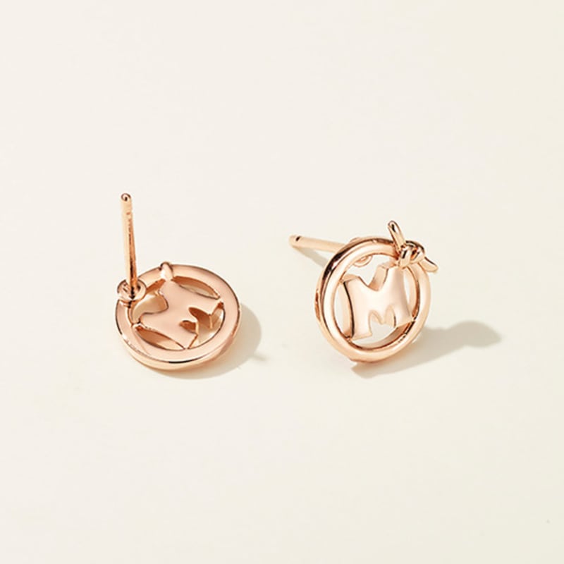 METROCITY JEWELRY M Basic Sterling Silver Rose Earrings A231SE9005RPQ