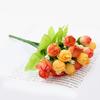 Creative 15 Heads Rose Artificial Flowers Simulation with Stems Faux Roses Flower Bouquets Bouquet Photo Props