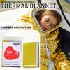 PET Aluminized Film Emergency Blanket, Outdoor Cold And Sun Emergency Blanket, High Reflectivity, Windproof And Portable
