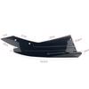 2PCS Car Rear Bumper Lip Winglets Side Skirt Splitters Spoiler Lip Side Wing Trim Decorative Lip
