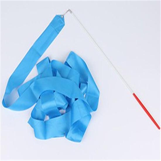 Colorful Gym Ribbons Dance Ribbon Rhythmic Art Gymnastics Ballet Streamer Twirling Rod Training