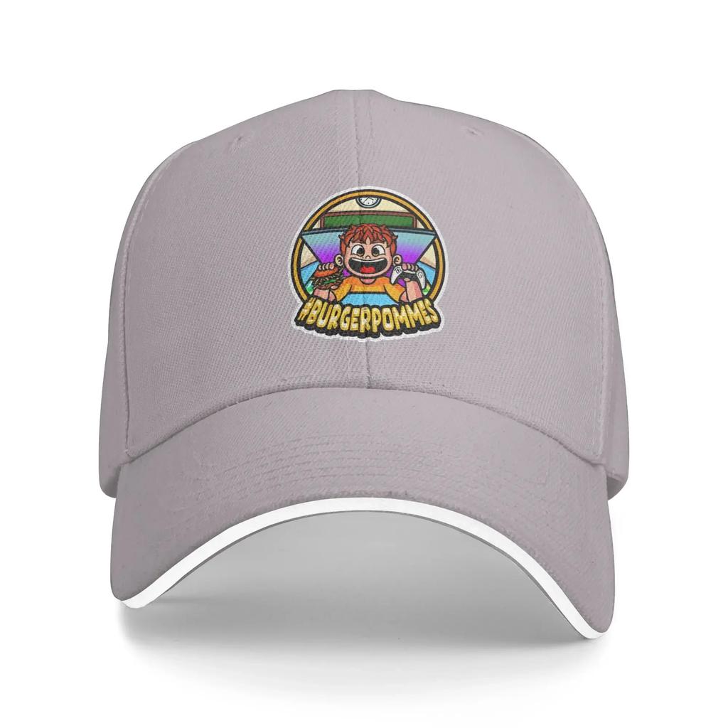 Burgerpommes Baseball Cap Yk Cool Unisex Adult Hip Hop Hats Sun Visor Custom Logo Kpop Rock Snapback Cap Gift Idea