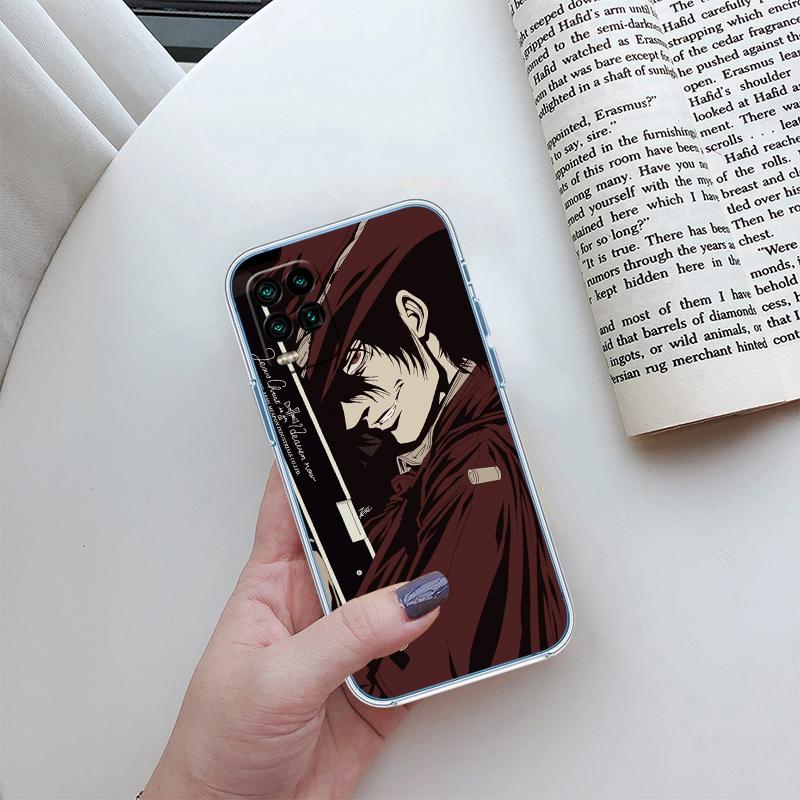 BH27 H-Hellsing Transparent Phone Case for Motorola Moto G7 G8 G9 G84 G85 G73 G24 G15 Z2 Play Power Plus