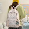 Schoolbag1011 New Schoolbag Female Japanese Ins Wind Small Fresh Literary Versatile Cartoon Print Girl Student Backpack