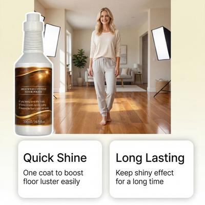 Yousheng 500ml Floor Repair Agent Streak-Free Long-Lasting Shine High Solids Coating Floor Restorer Ceramic Tile Bamboo Floor Polish