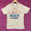 Willkommen in Busch Light Country Vintage Stil Beige 100% Baumwolle T-Shirt Herren T-Shirts Oberteil