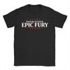 FAFO Operation Epic Fury TShirt Summer  Novelty TShirts Cotton ONeck Plus Size Top Tees Short Sleeve Vintage Tshirt