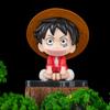 Anime One Pie Luffy Cartoon Character PVC Model Desktop Decoration Children's Festival Gift Cute Birthday Anime Periphery