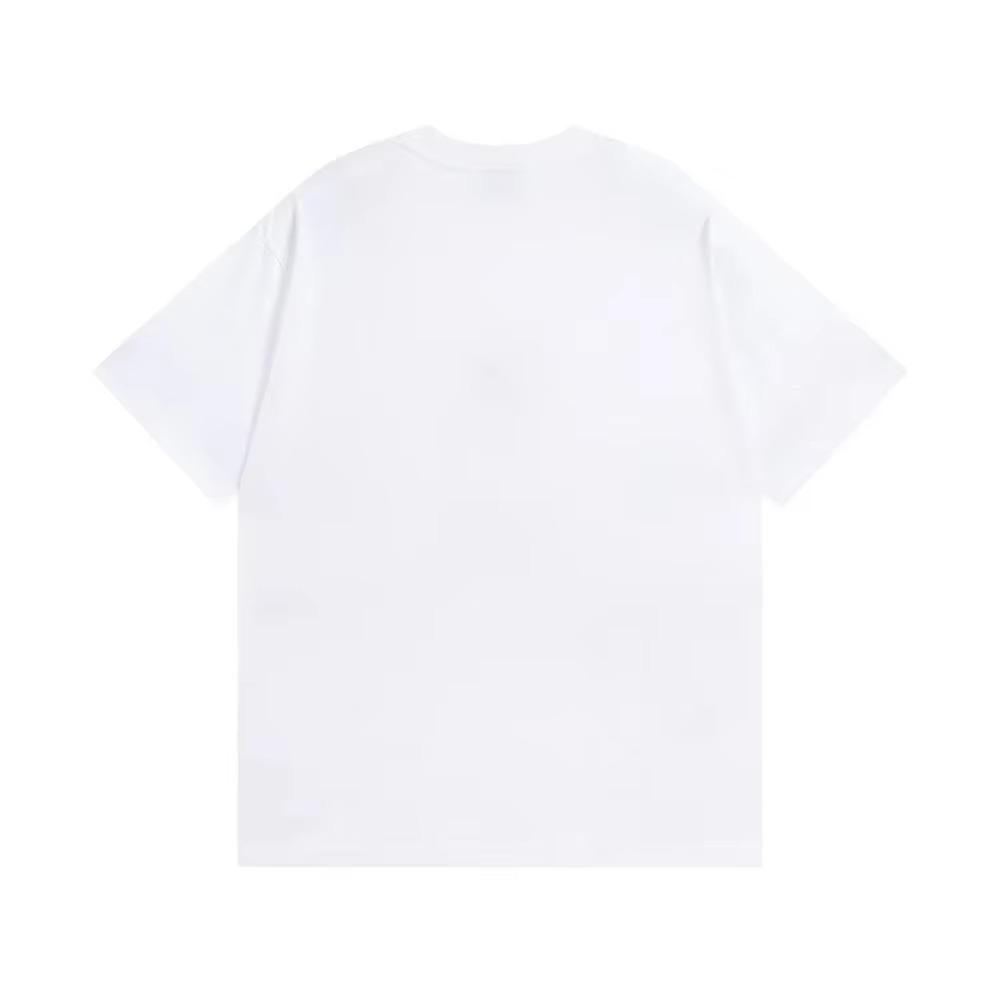 2024 Trendy Männer Frauen T Sommer Baumwolle T-shirt Übergroßen Kurzarm T Hemd Luxus Marke Print T-shirt Top Kleidung Streetwear
