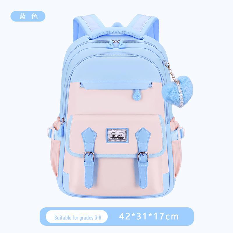 Colorful Candy Large Capacity Lightweight Backpack for Students and Girls