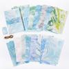 30 Pcs Water Texture Vintage Material Paper Decorative Diary Album Scrapbooking Handmade Scrapbooking Background Paper