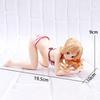 Brustschüttelnde Ornamente Auto-Handyhalter Bikini Strandmädchen Cartoon Anime Niedlich Kanako Armaturenbrett Dekoration Innenraum Autodeko