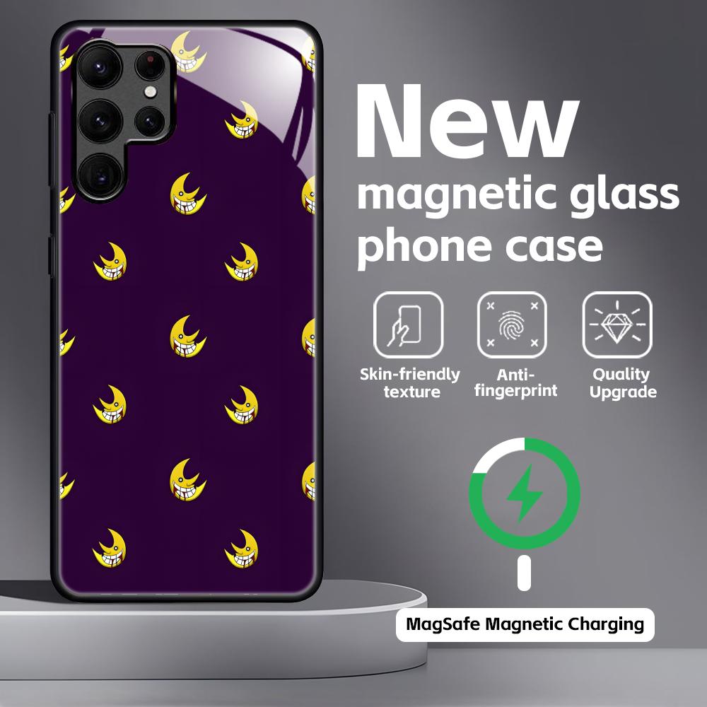 Anime SOUL EATER  Phone Case For Samsung S25 S24 S23 S22 S21 S20 Plus Ultra Note20 Glass Magnetic Case