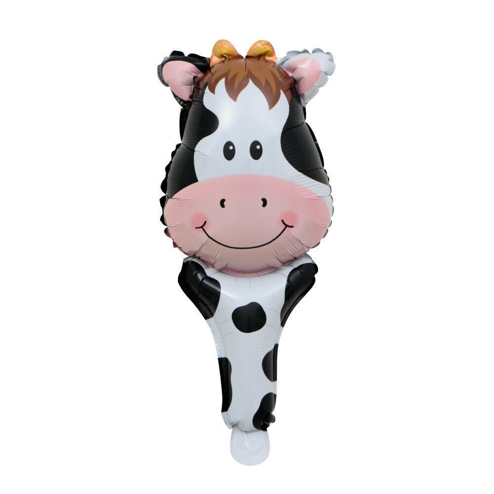 Safari Jungle Animal Head Kids Inflatable Toys Tiger Lion Monkey Giraffe Cow Foil Balloon
