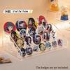Card and Greeting Card Transparent Desktop Storage Rack Assembly, Star Card Flower Shop Gift Shop Storage Display Rack