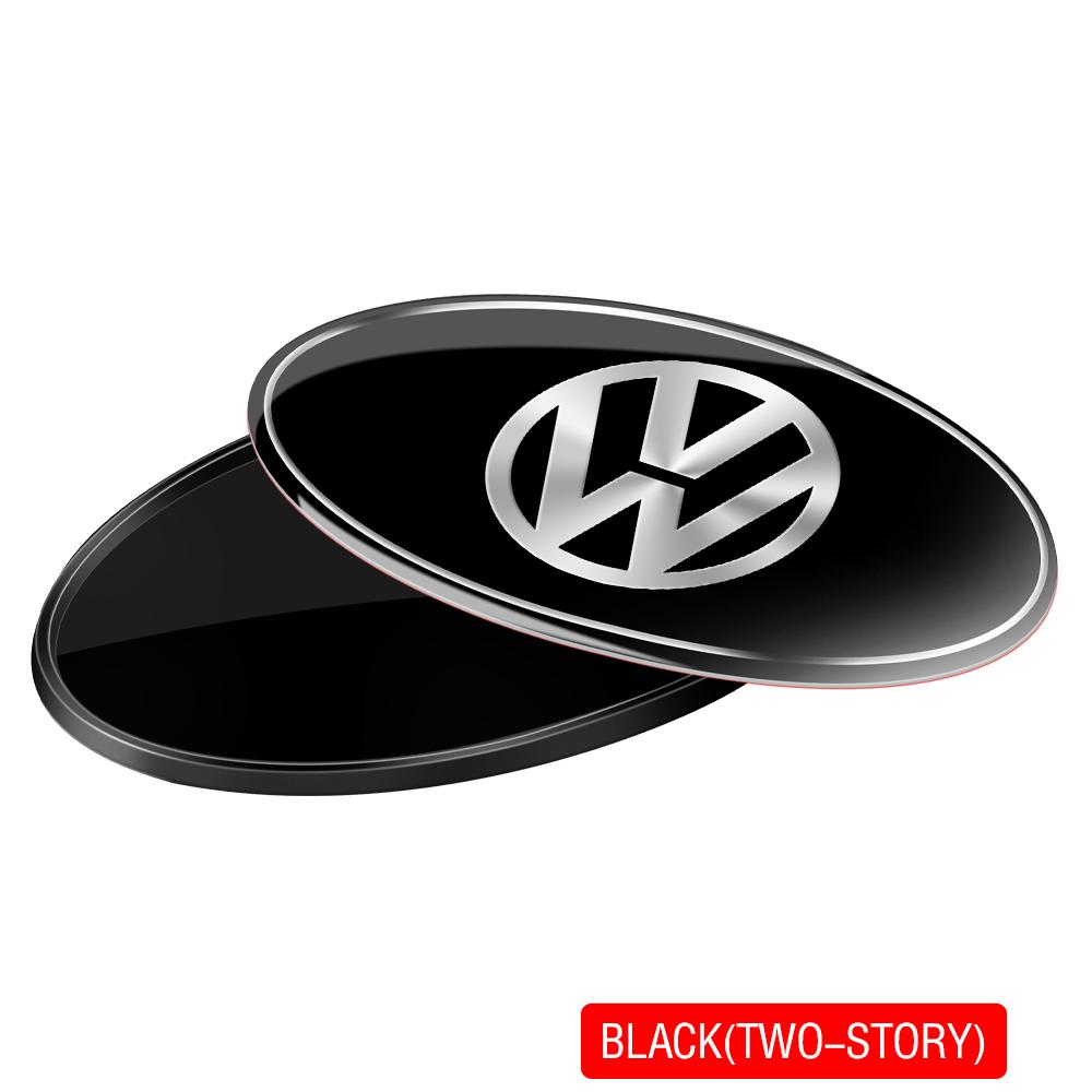 Metal Car Badge Sticker Rear Tail Trunk Side Body Emblem Valve Cap For VW New R Jetta B6 Golf Beetle PASSAT MK4 Bora Accessories Nh8