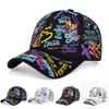 Unisex Kšiltovka Snapback s potiskem písmen a graffiti Jaro a podzim Venkovní Nastavitelná Ležérní kšiltovka Ochrana proti slunci