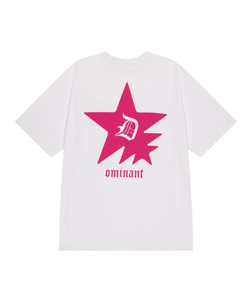 DOMINANT Star Logo T-Shirts White