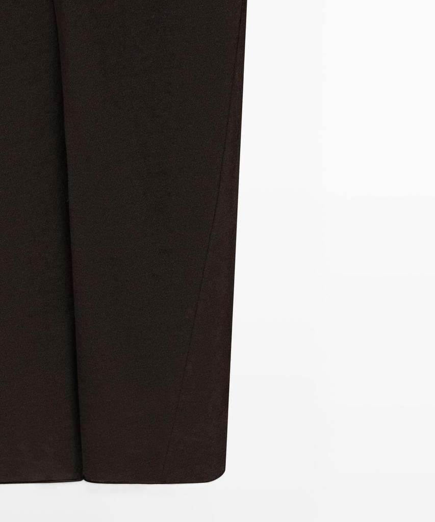Masimodutti Linen Crossover Dress