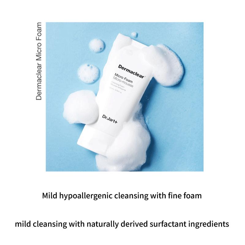 Dr. Jart+ DermaClear Microfoam 120ml Cleansing Makeup Remover Moisture Relaxation Pore Exfoliation Care Moisture Elasticity