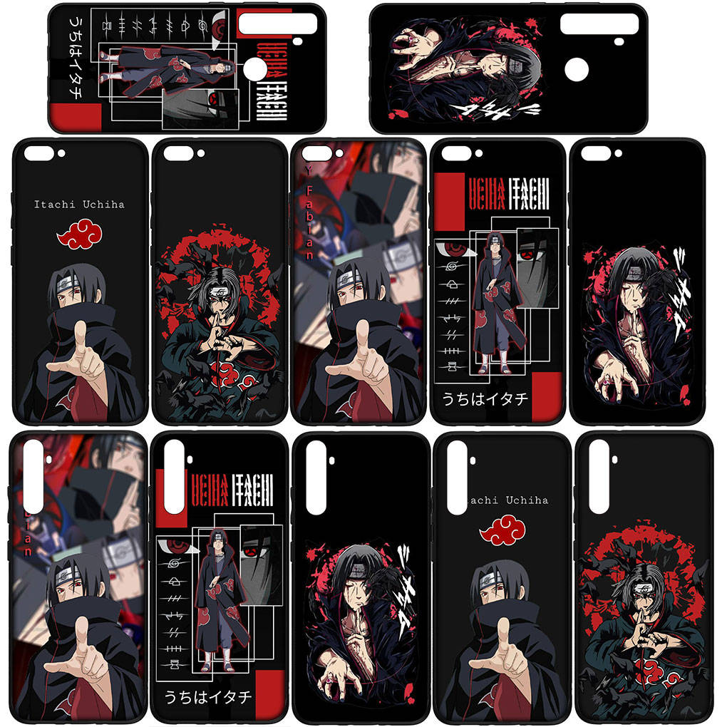 Kryt pro iPhone 16 15 Xiaomi Redmi Note 14 13 12 11 Pro Max 16e Samsung Galaxy S25 S24 S23 Moto OPPO Huawei Itachi Uchiha Akatsuki Naruto Pouzdro na telefon