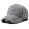 Unisex Plush Baseball Cap Warm Big Head Baseball Hat Fashion Outdoor Dad Hat  for Women & Men